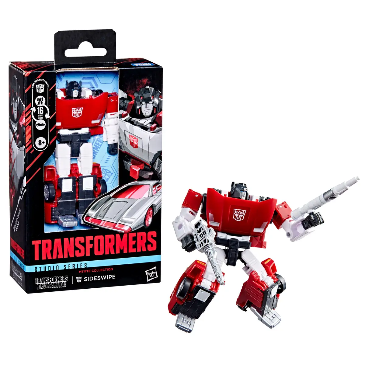 Transformers - Studio Series - Devastation - Mtmte - Deluxe Class - Sideswipe Action Figure (G1791) Low Stock 1