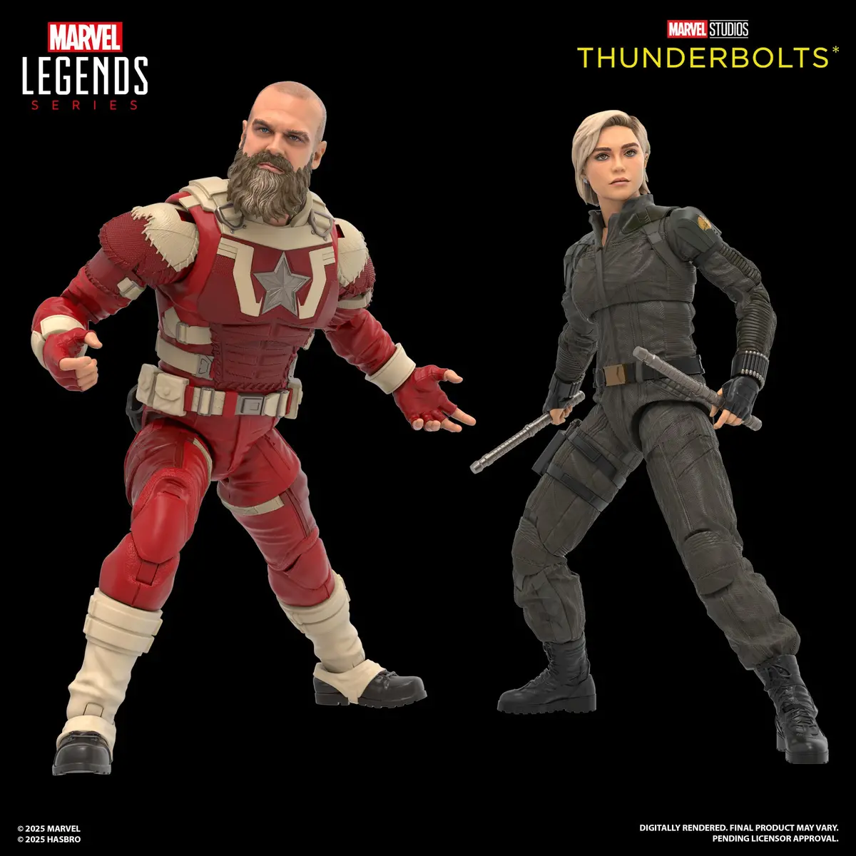 Marvel Legends Series - Thunderbolts: Yelena Belova And Red Guardian - Action Figures 2-Pack (G1830) 2