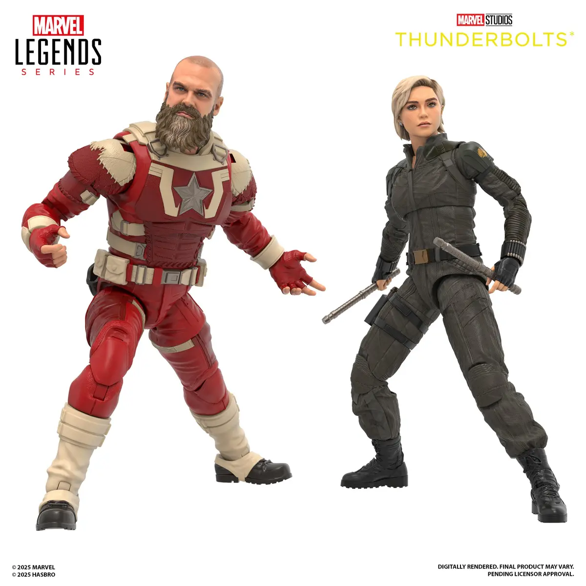 Marvel Legends Series - Thunderbolts: Yelena Belova And Red Guardian - Action Figures 2-Pack (G1830) 1