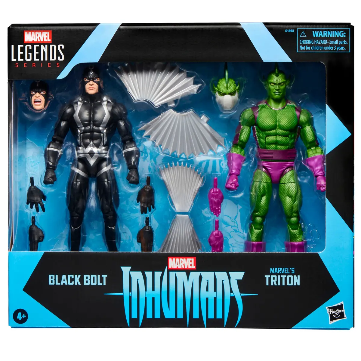 Marvel Legends Series - Inhumans - Black Bolt & Marvel'S Triton Action Figure 2-Pack (G1868) Last One! 1
