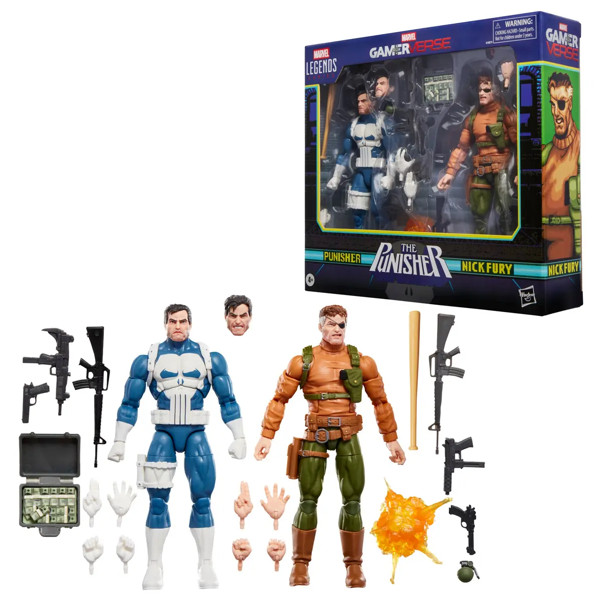Marvel Legends - Gamerverse - The Punisher Video Game - Punisher & Nick Fury Action Figures (G1871) Low Stock 1