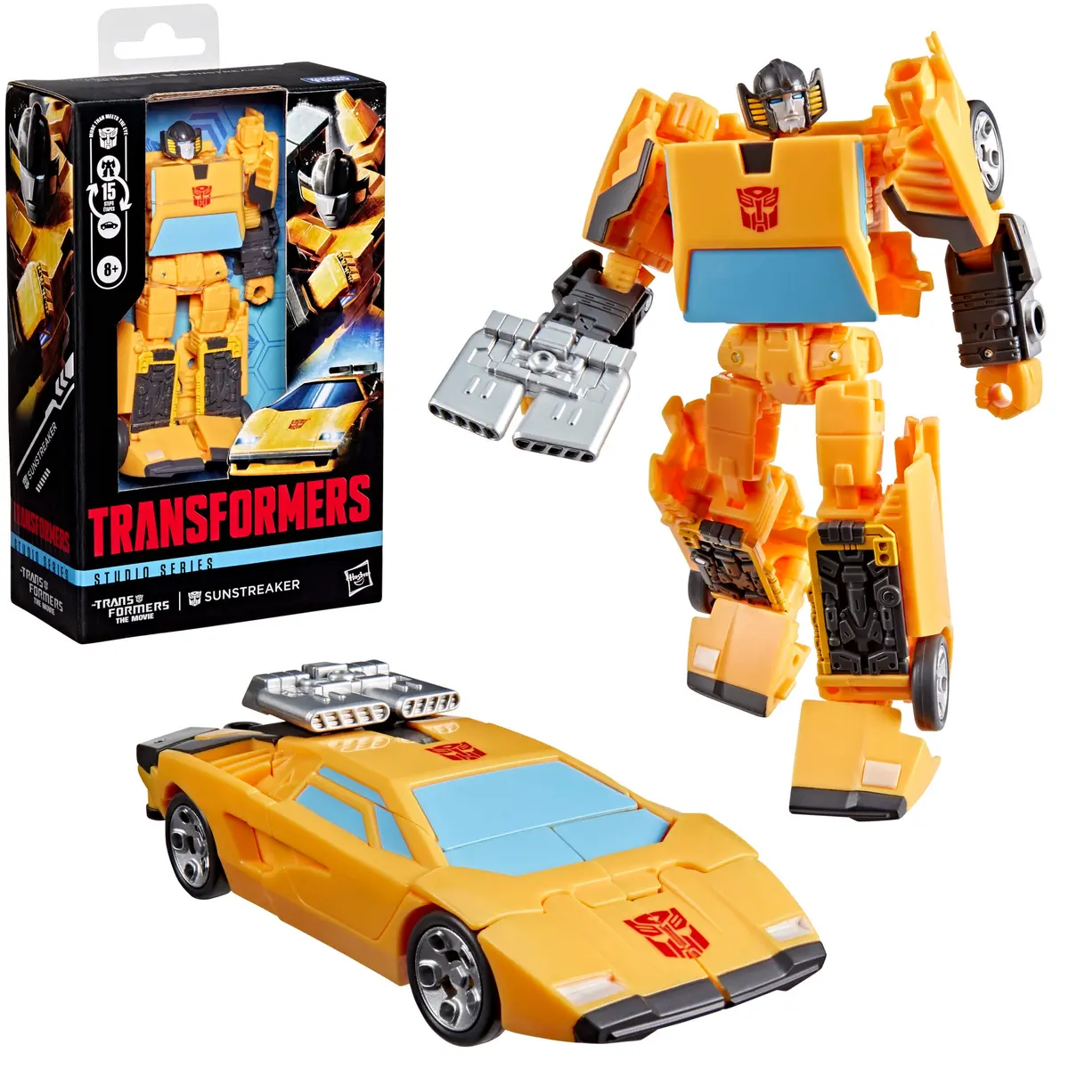 [Pre-Order] Transformers: Studio Series (Transformers: The Movie) Deluxe Class Sunstreaker Action Figure (G1930) 1