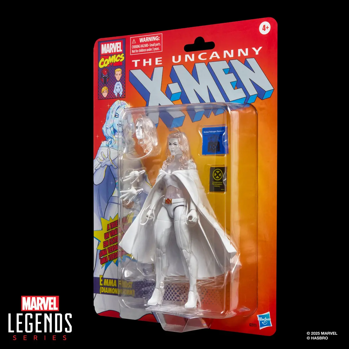 Marvel Legends: Retro Series -  Astonishing X-Men - Emma Frost (Diamond Form) Action Figure (G2111) 2