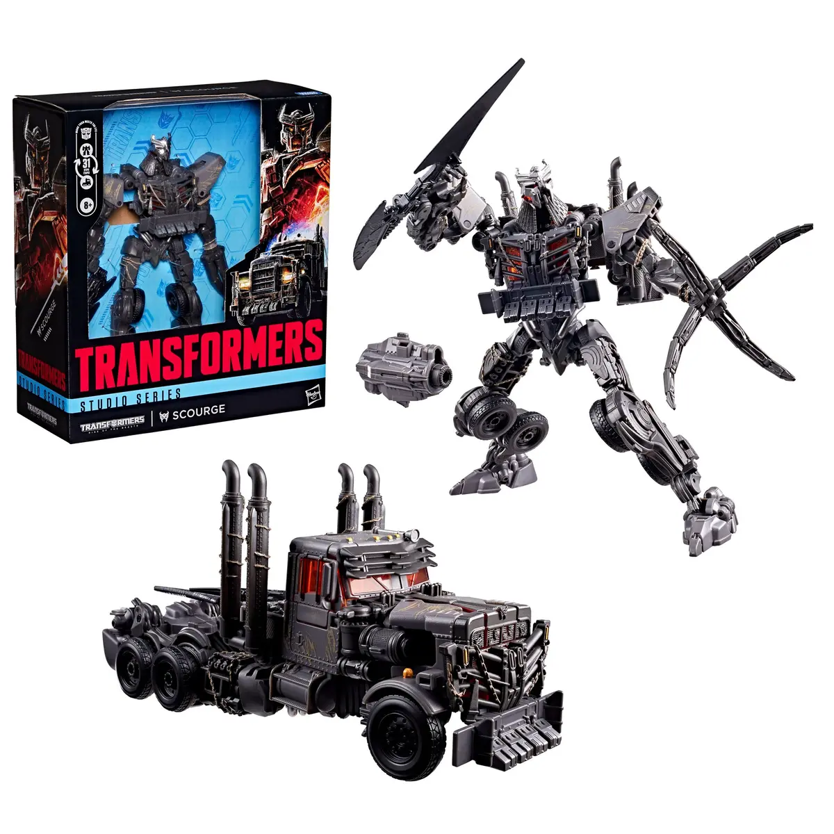 [Pre-Order] Transformers: Studio Series - Rise Of The Beasts - Leader Class Scourge Action Figure (G2189) 1