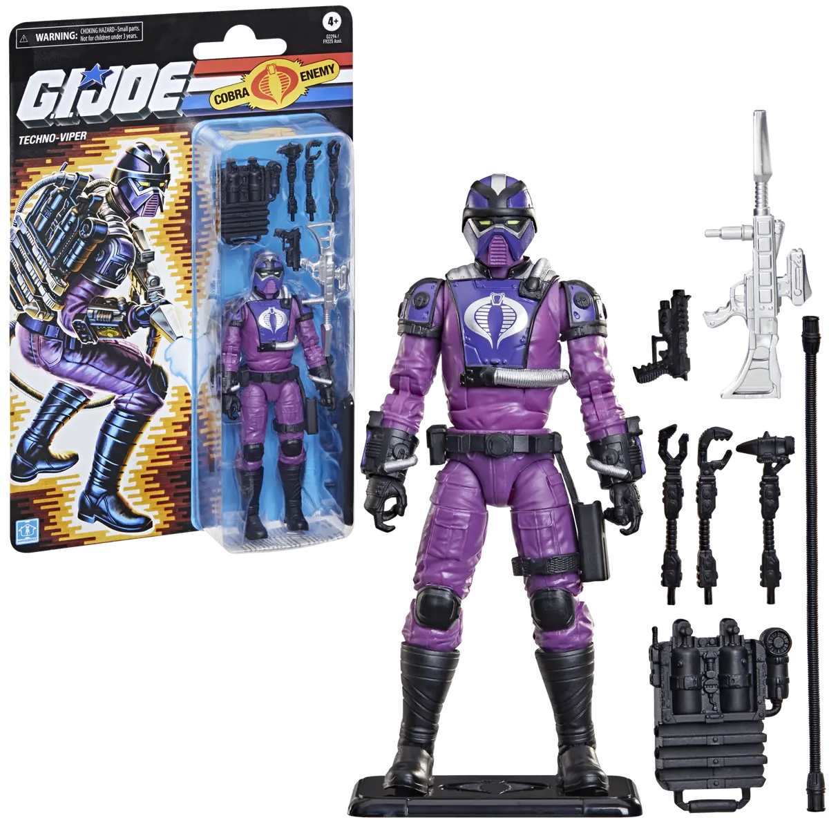 [Pre-Order] G.I. Joe - Classified Series Retro Cardback - Techno-Viper Action Figure (G2294) 1