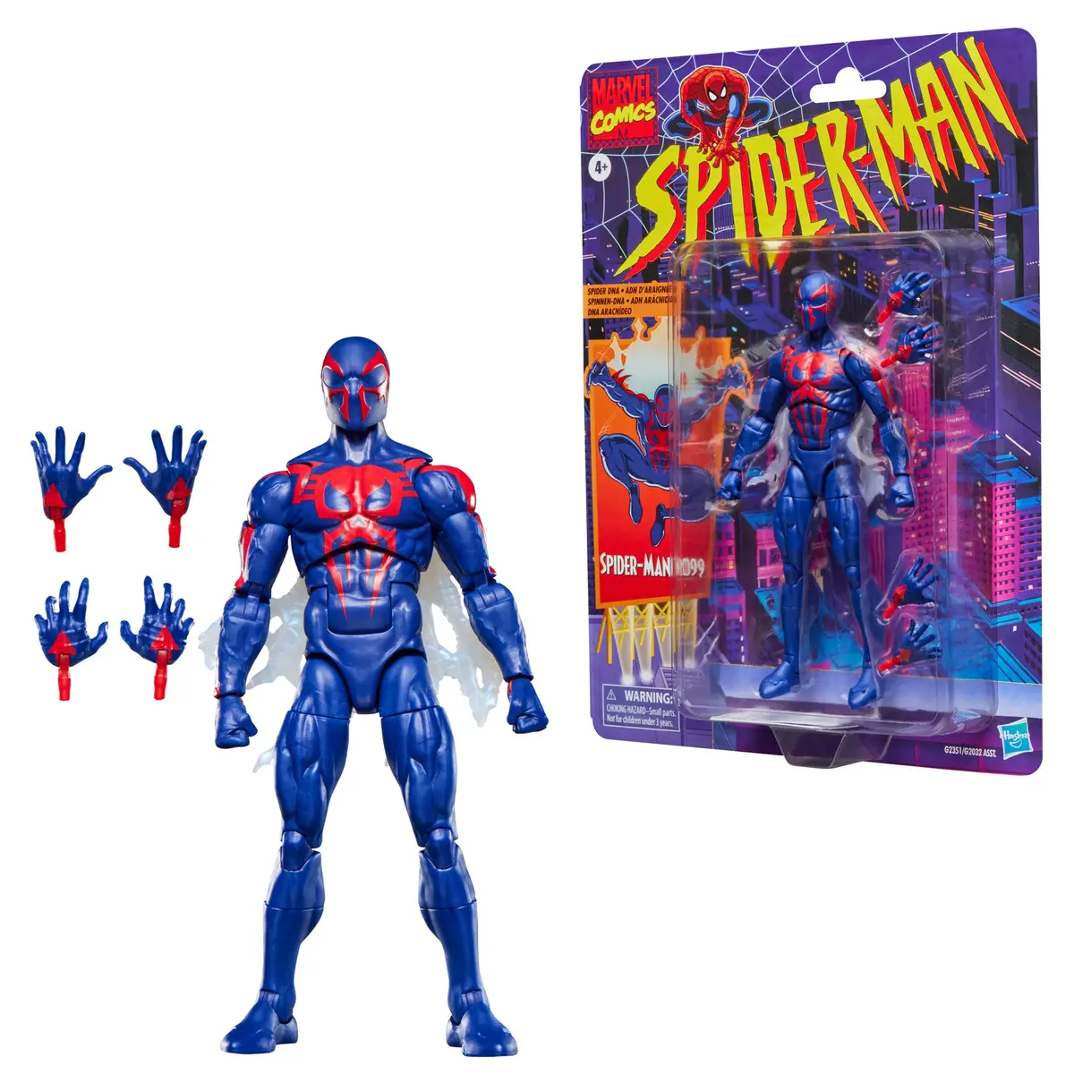 Marvel Legends Retro Series - Spider-Man Comics: Spider-Man 2099 (Miguel O'hara) Action Figure G2351 1