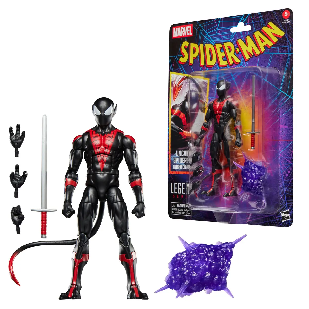 Marvel Legends Series - Spider-Man Comics - Uncanny Spider-Man (Nightcrawler) Action Figure (G2352) 1