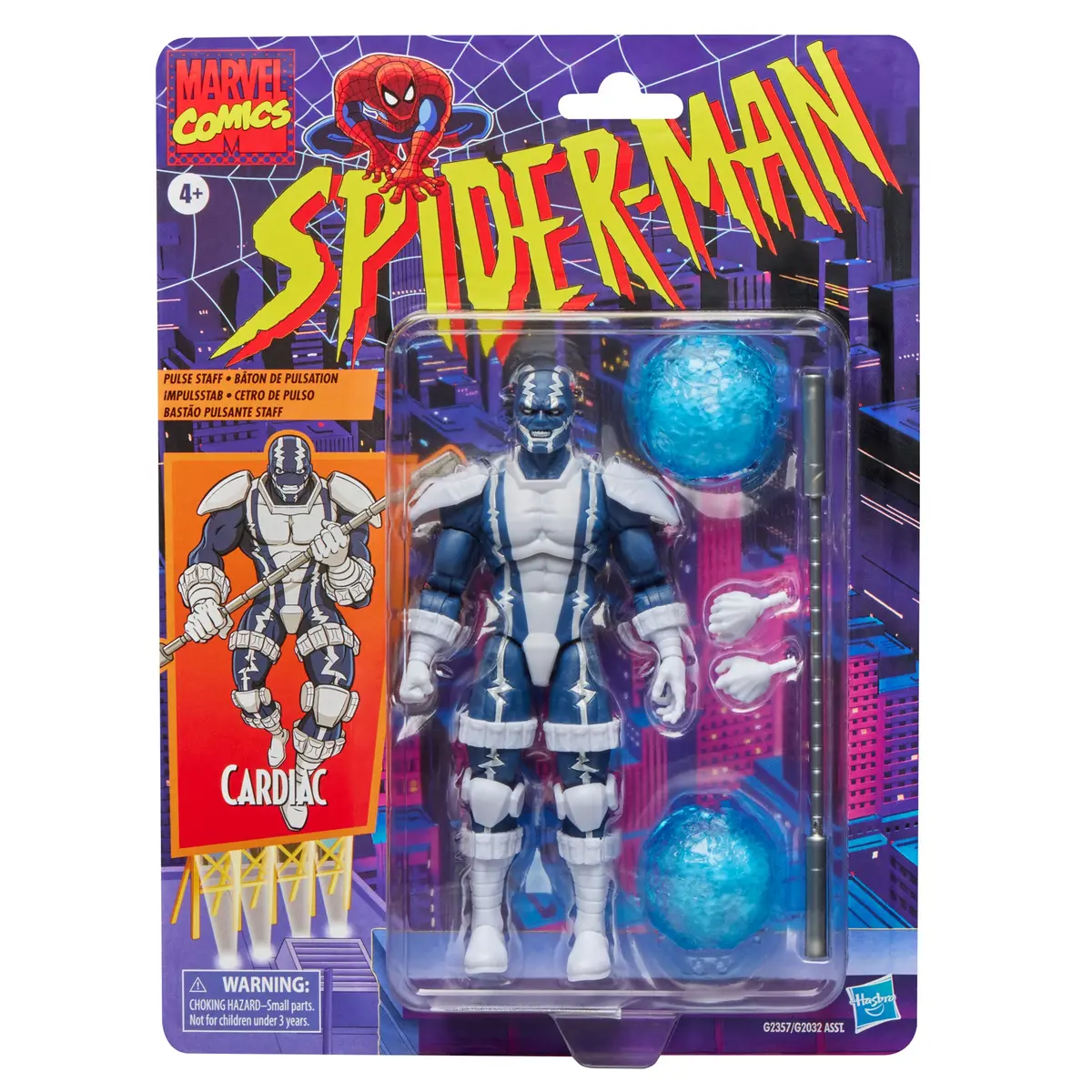Marvel Legends - Retro Series - Spider-Man Comics - Cardiac Action Figure (G2357) Low Stock 2