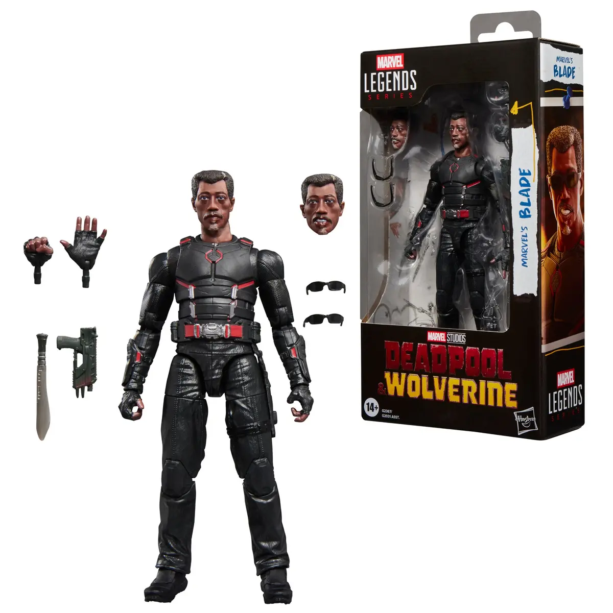Marvel Legends Series: Deadpool & Wolverine (2024 Movie) - Blade (Wesley Snipes) Action Figure G2367 Low Stock 1