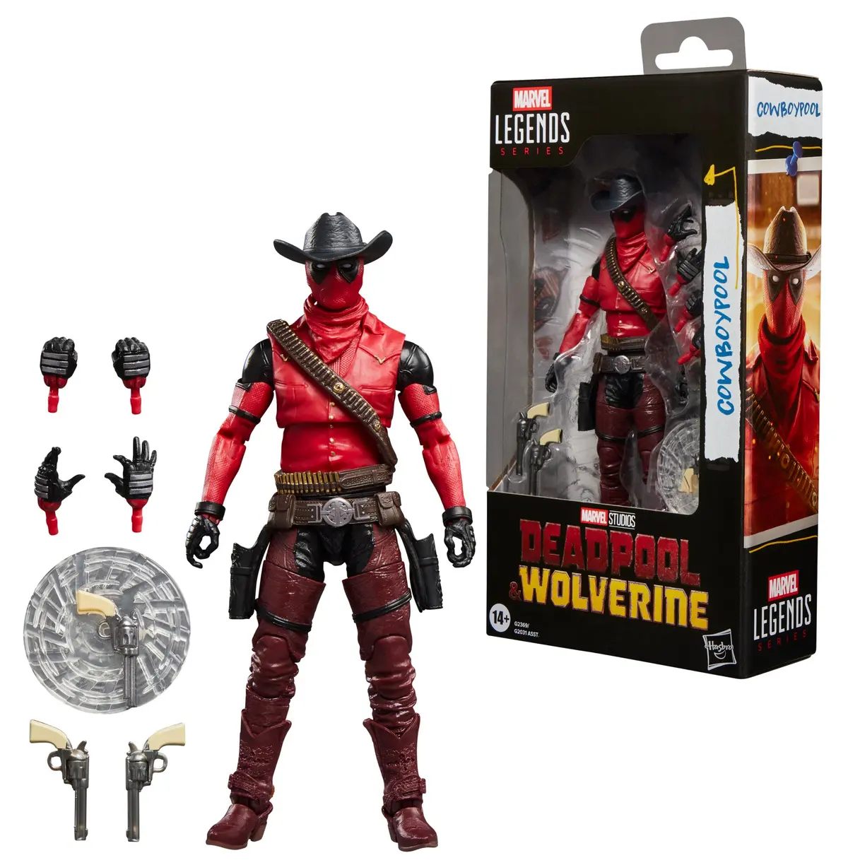 Marvel Legends Series - Deadpool & Wolverine (2024 Movie) - Cowboypool Action Figure (G2369) Low Stock 1
