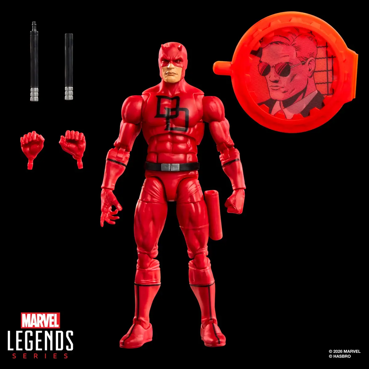 [Pre-Order] Marvel Legends Retro Series - Secret Wars (Wave 2) - Daredevil Action Figure (G2417) 2