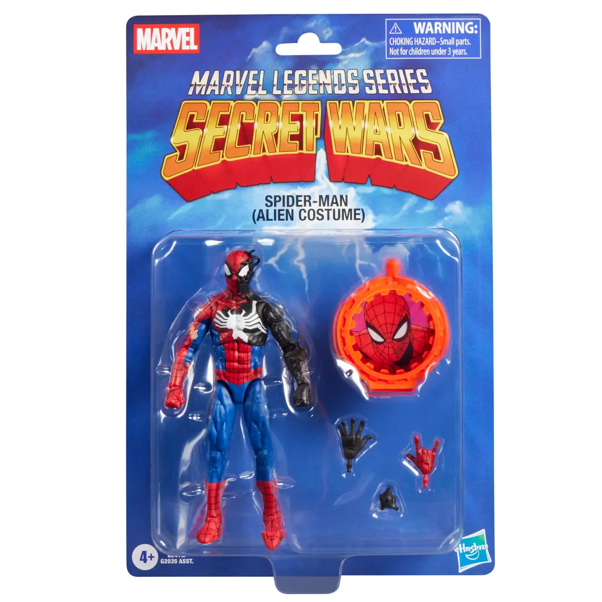 [Pre-Order] Marvel Legends Retro Series - Secret Wars (Wave 2) - Spider-Man (Alien Costume) Action Figure (G2419) 1