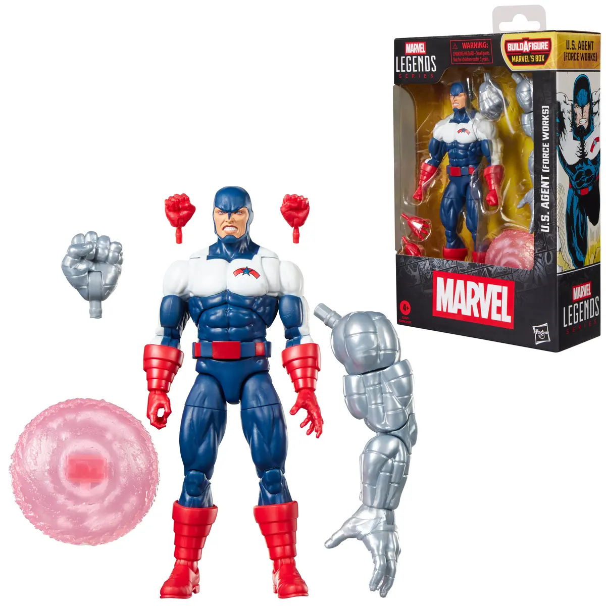 [Pre-Order] Marvel Legends Series - Marvels Box Baf - U.S. Agent (Force Works) Action Figure (G2421) 1
