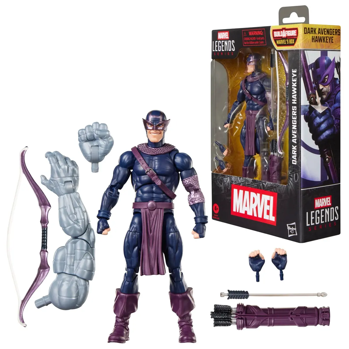 [Pre-Order] Marvel Legends Series - Marvels Box Baf - Dark Avengers Hawkeye Action Figure (G2426) 1