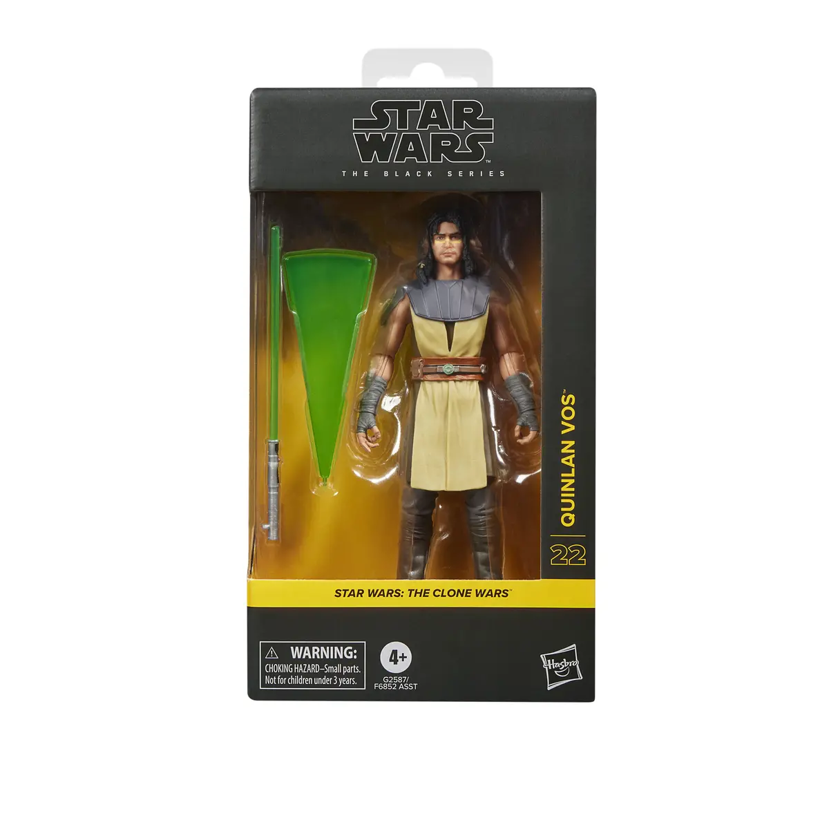 Star Wars - The Black Series - The Clone Wars - #22 - Quinlan Vos Action Figure (G2587) Low Stock 1