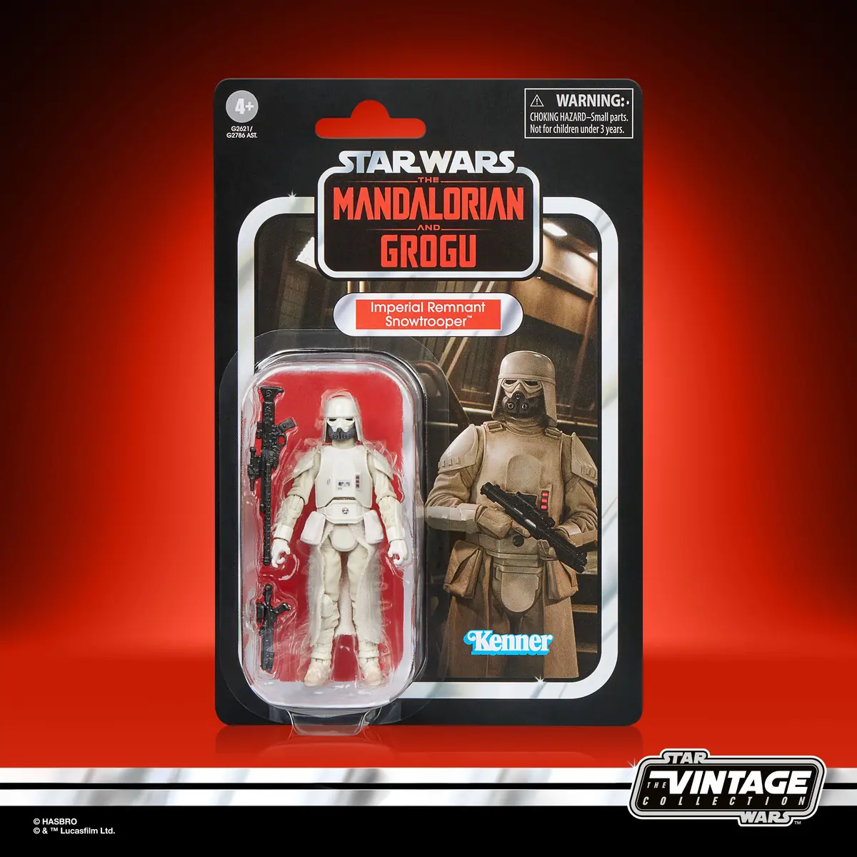 [Pre-Order] Star Wars: Vintage Collection Vc389 - Mandalorian And Grogu - Imperial Remnant Snowtrooper Action Figure (G2621) 1