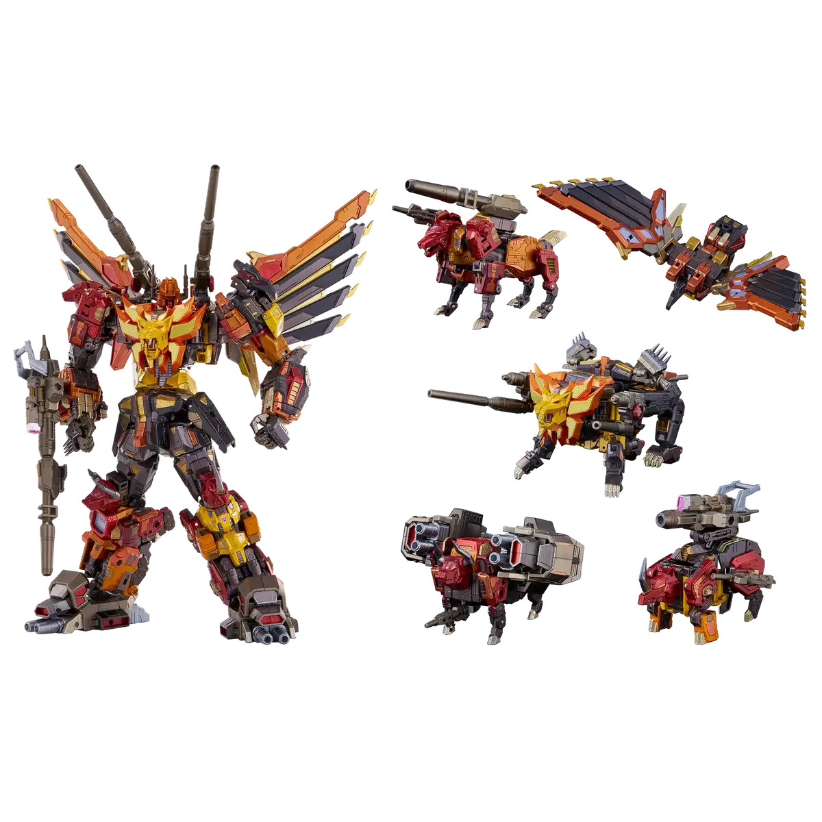 [Pre-Order] Transformers Takara Tomy Am-T02 Predaking 5-Pack Action Figure Combiner (G3721) 1