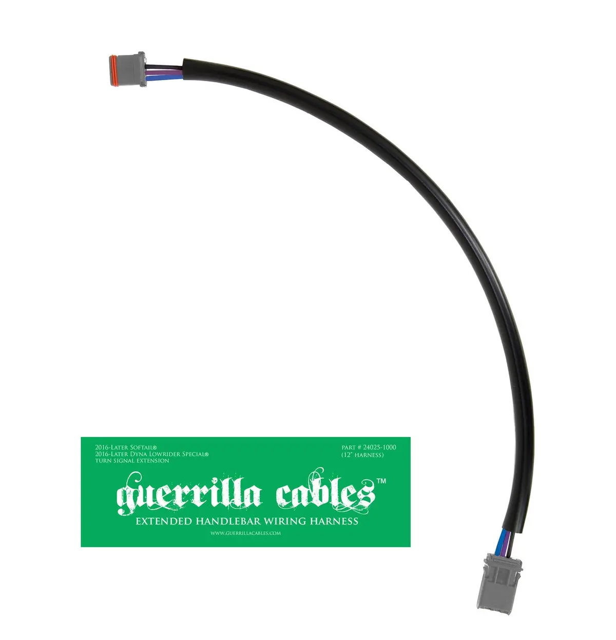 Guerrilla Cables - Harley Davidson - 2016-2022 Turn Signal Extension Kits 1
