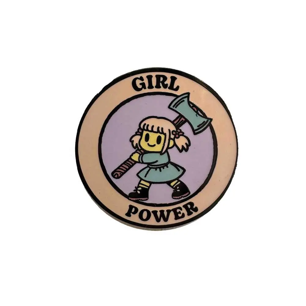 Girl Power Enamel Pin 1
