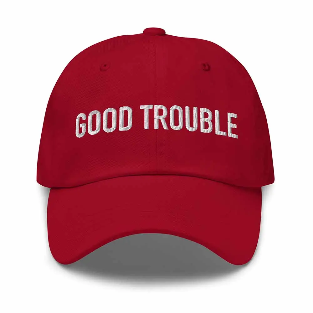 Good Trouble Twill Dad Hat 8