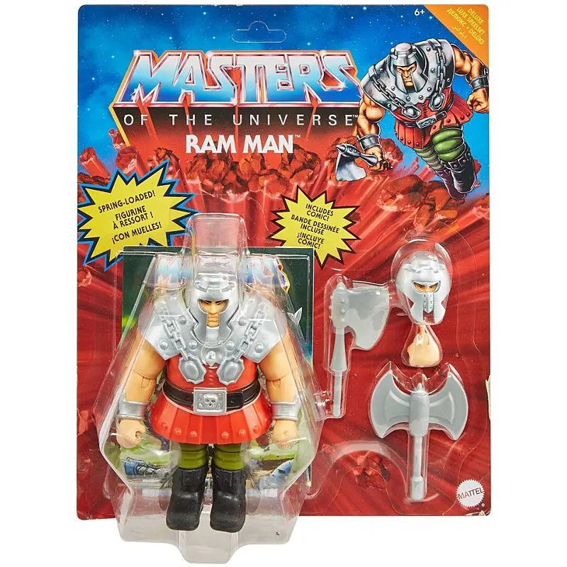 Motu Masters Of The Universe: Origins - Ram Man Deluxe Action Figure (Gvl78) 1