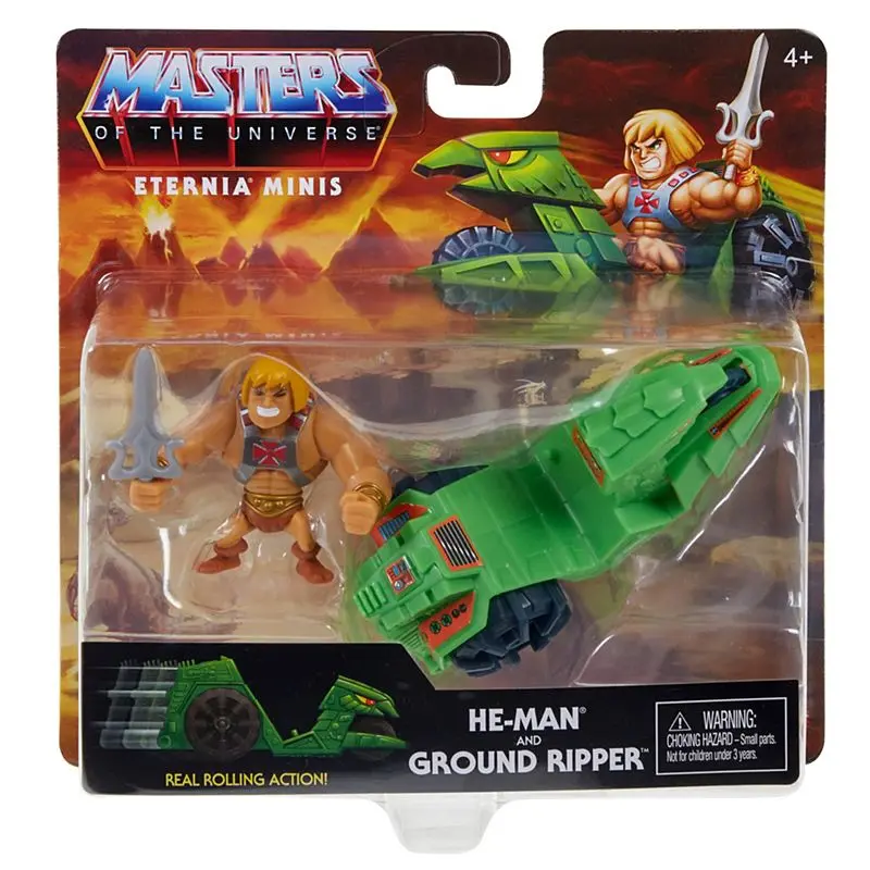 Masters Of The Universe - Eternia Minis - He-Man And Ground Ripper (Gxp37) Low Stock 1