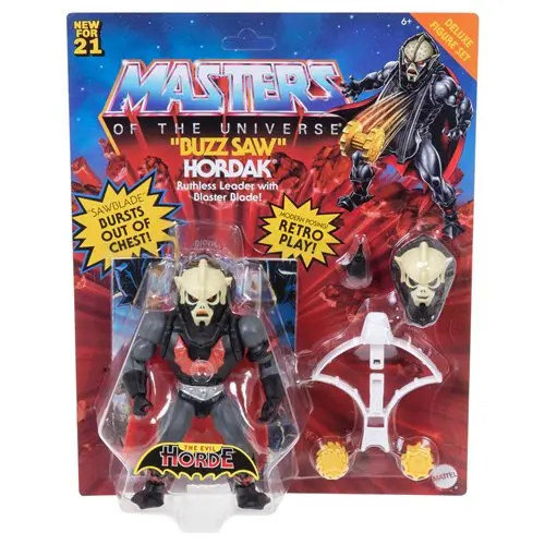 Motu Masters Of The Universe: Origins - Deluxe Buzz Saw Hordak - Ruthless Leader With Blaster Blade! Action Figure (Gyy32) Low Stock 1