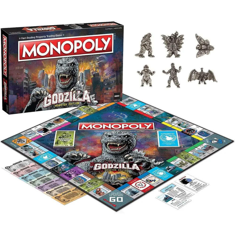 Usaopoly: Monopoly - Godzilla: Monster Edition Collector Board Game (15354) Low Stock 1