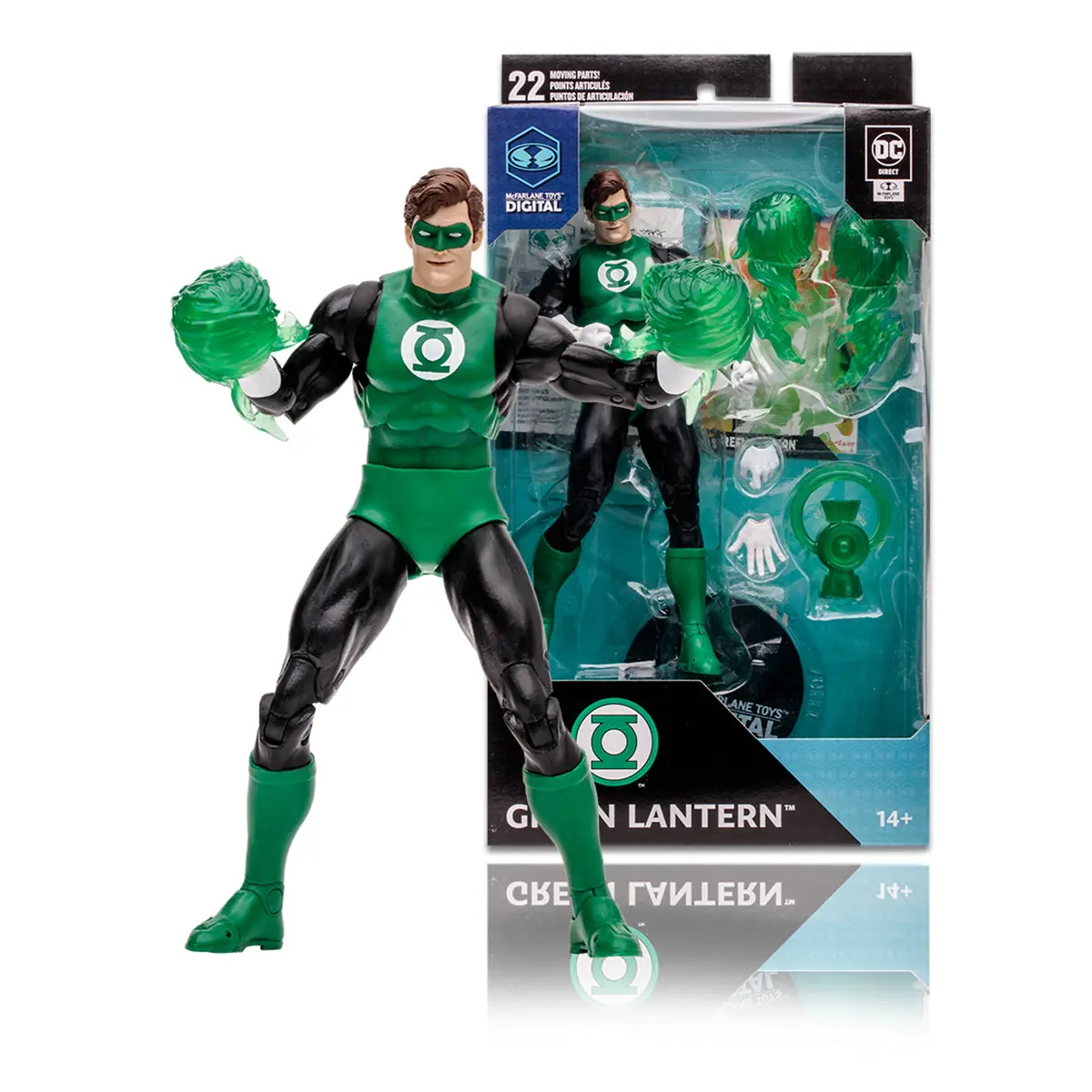 Mcfarlane Toys Digital - Green Lantern (The Silver Age) Action Figure (17161) Low Stock 1
