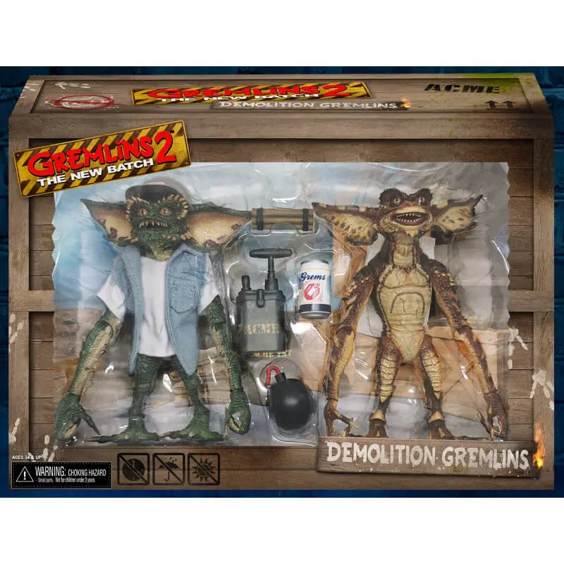 Neca Ultimate Series - Gremlins 2: The New Batch - Demolition Gremlins Action Figures Set 966N080621 Low Stock 1