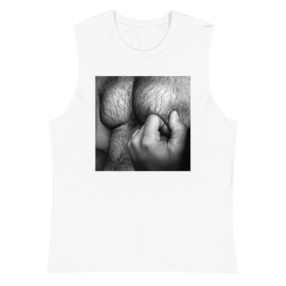 Hairy Chest Sleeveless T-Shirt 1