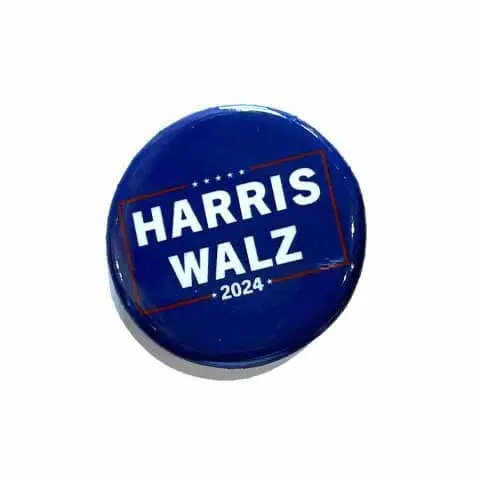 Harris Walz 2024 Button 1