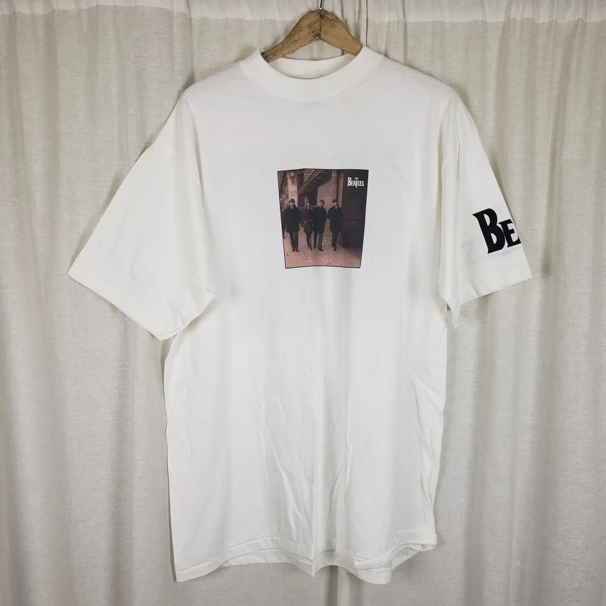 Vintage The Beatles Live At The Bbc Double Sided Tshirt Mens Xl 90S Emi Usa 1