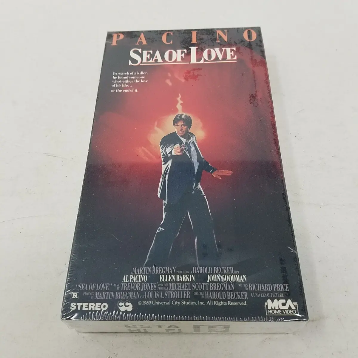 Sea Of Love Betamax Beta Tape 1989 New Factory Sealed Not Vhs Watermarks Pacino 1