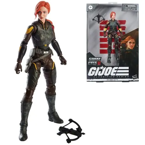 G.I. Joe Classified Series #20 - Snake Eyes: G.I. Joe Origins - Scarlett 6-Inch Action Figure (F0111) Last One! 1