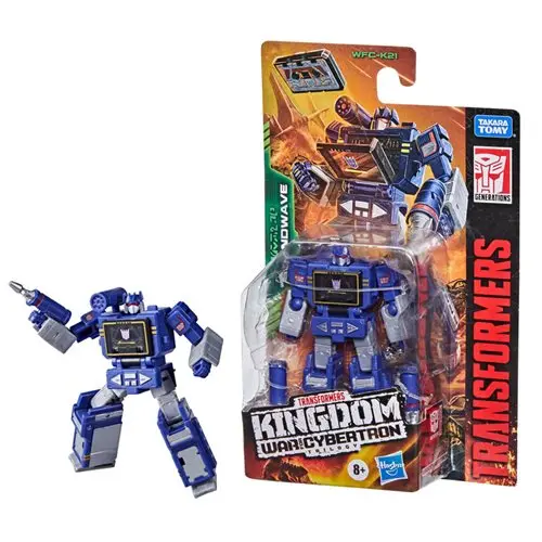 Transformers - War For Cybertron: Kingdom - Wfc-K21 - Core Class - Soundwave Action Figure (F0667) Last One! 1