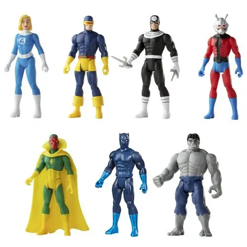 Marvel Legends - Kenner Retro Series -  Wave 3 - 7-Pack 3.75-Inch Action Figures (F2648c) 1