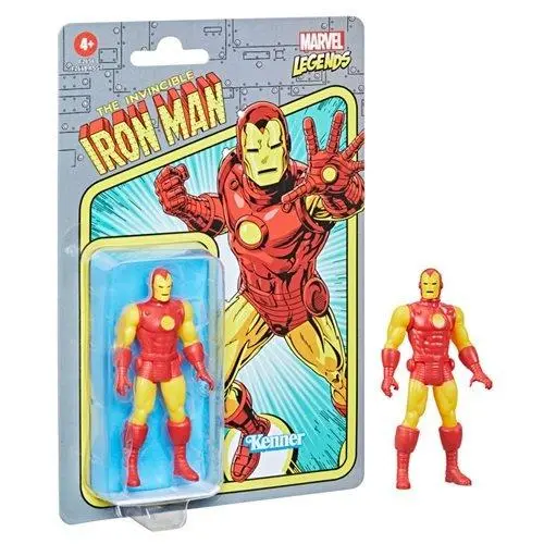 Marvel Legends - Kenner Retro Series - The Invincible Iron Man 3.75-Inch Action Figure (F2656) 1