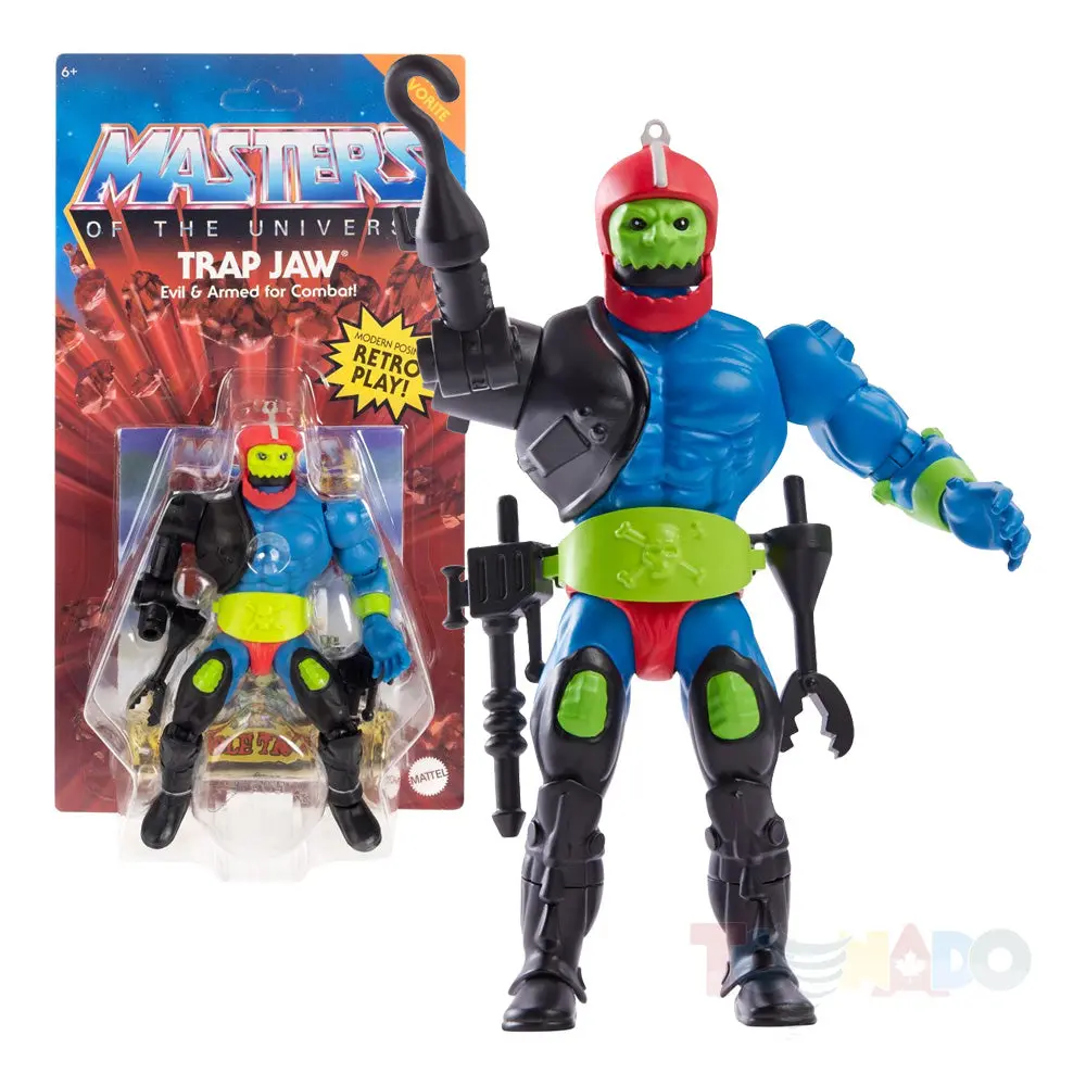 Masters Of The Universe: Origins - Trap Jaw (Classic Fan Favorite) Action Figure (Hyd41) 1
