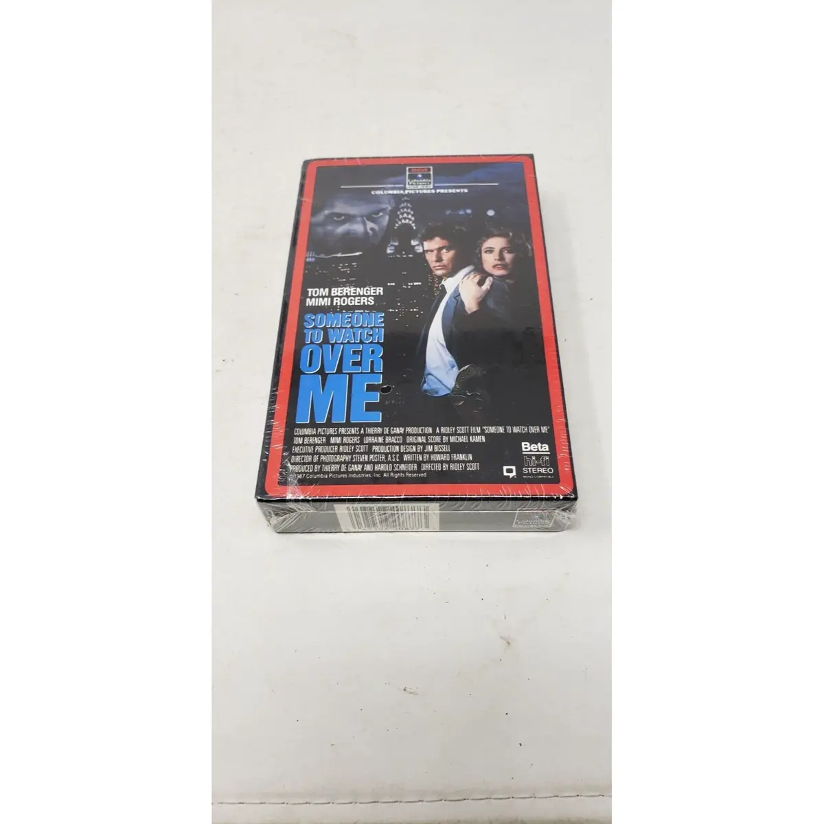 Someone To Watch Over Me Beta Tape 1988 New Barcode On Bottom Betamax Movie 1