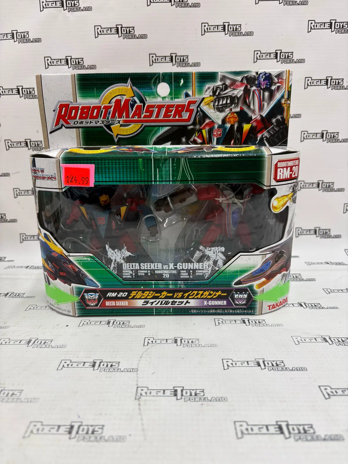 Takara Transformers Robot Masters Rm-20 Delta Seeker Vs X-Gunner 1