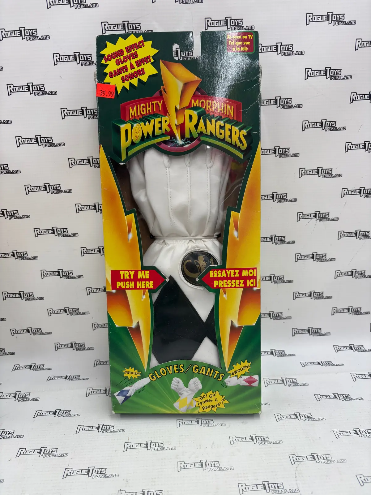 Nordlam Group Mmpr Sound Effects Gloves Zack/Black Ranger 1