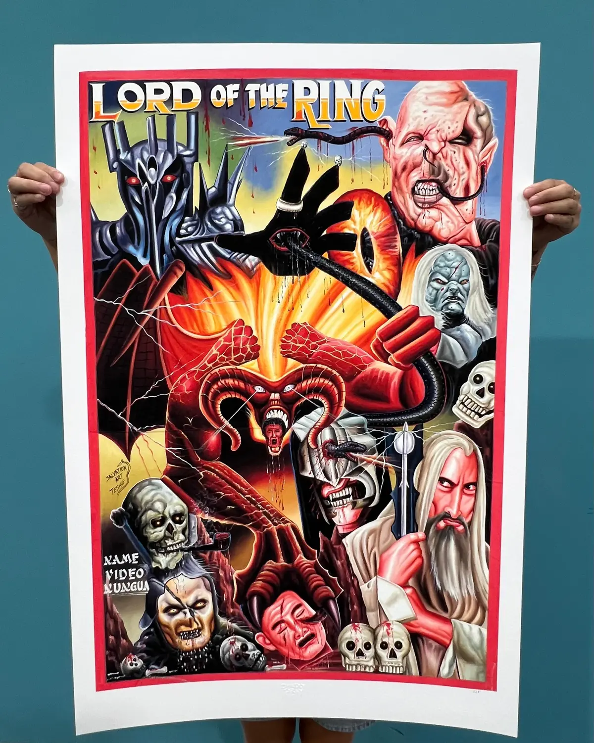 Lord Of The Rings - Archival Giclée Print From Static Medium By Salvation (Artist’S Proof) 1
