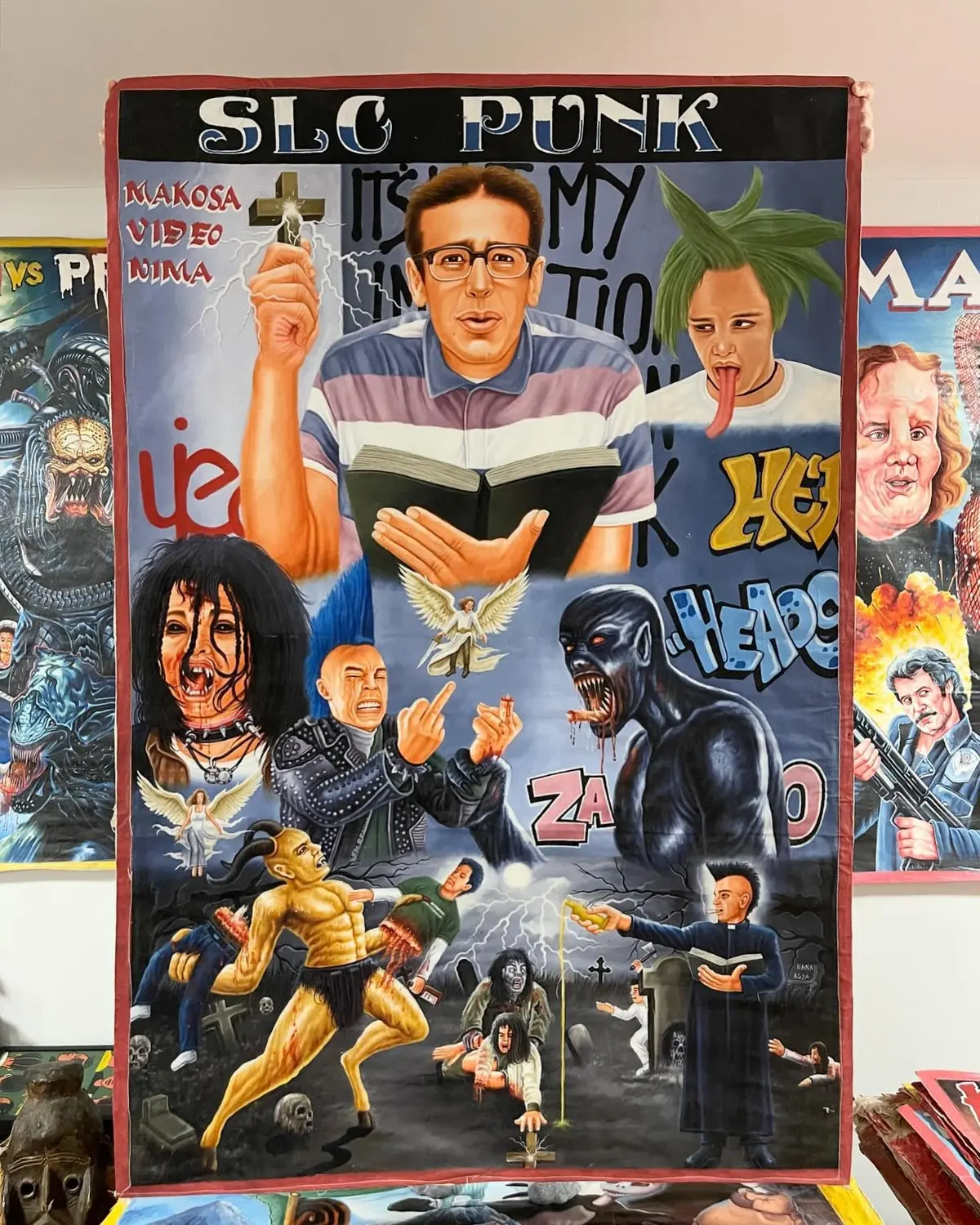 Slc Punk - Original Painting By Mr. Nana Agyq 1