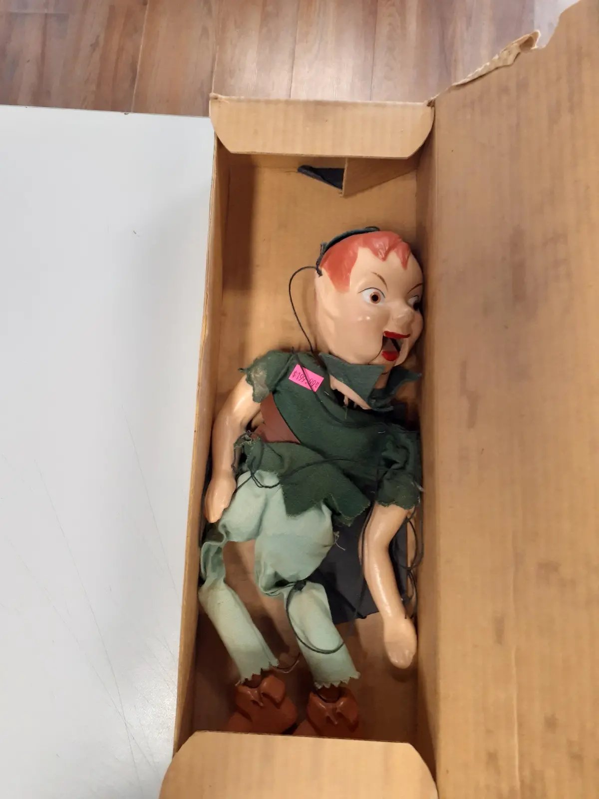 Peter Puppet Playthings Walt Disney Character Marionette Peter Pan 1