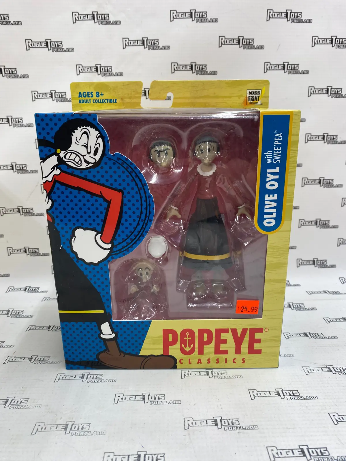 Boss Fight Studios Popeye Classics Olive Oyl With Swee’ Pea 1