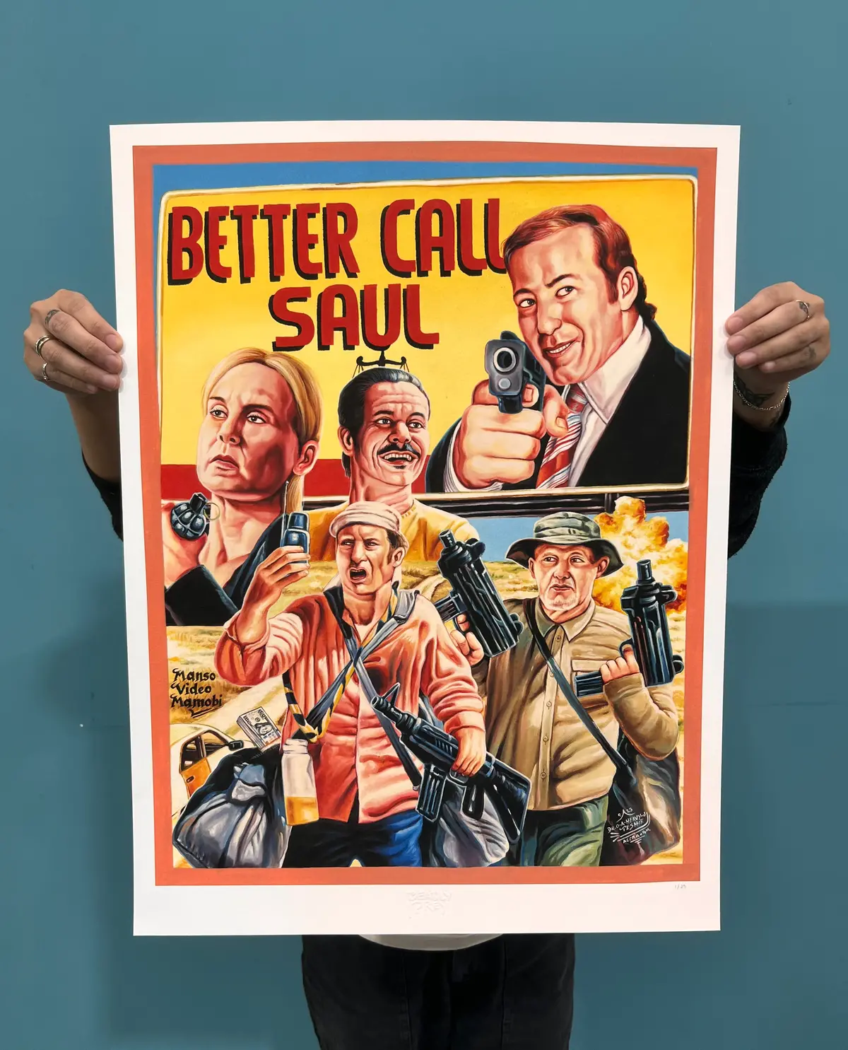 Better Call Saul - 18X24” Limited Edition Archival Giclée Print From Static Medium By Heavy J 1