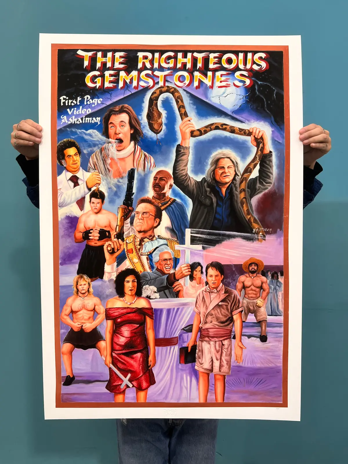 The Righteous Gemstones - Limited Edition Archival Giclée Print From Static Medium By Stoger 1