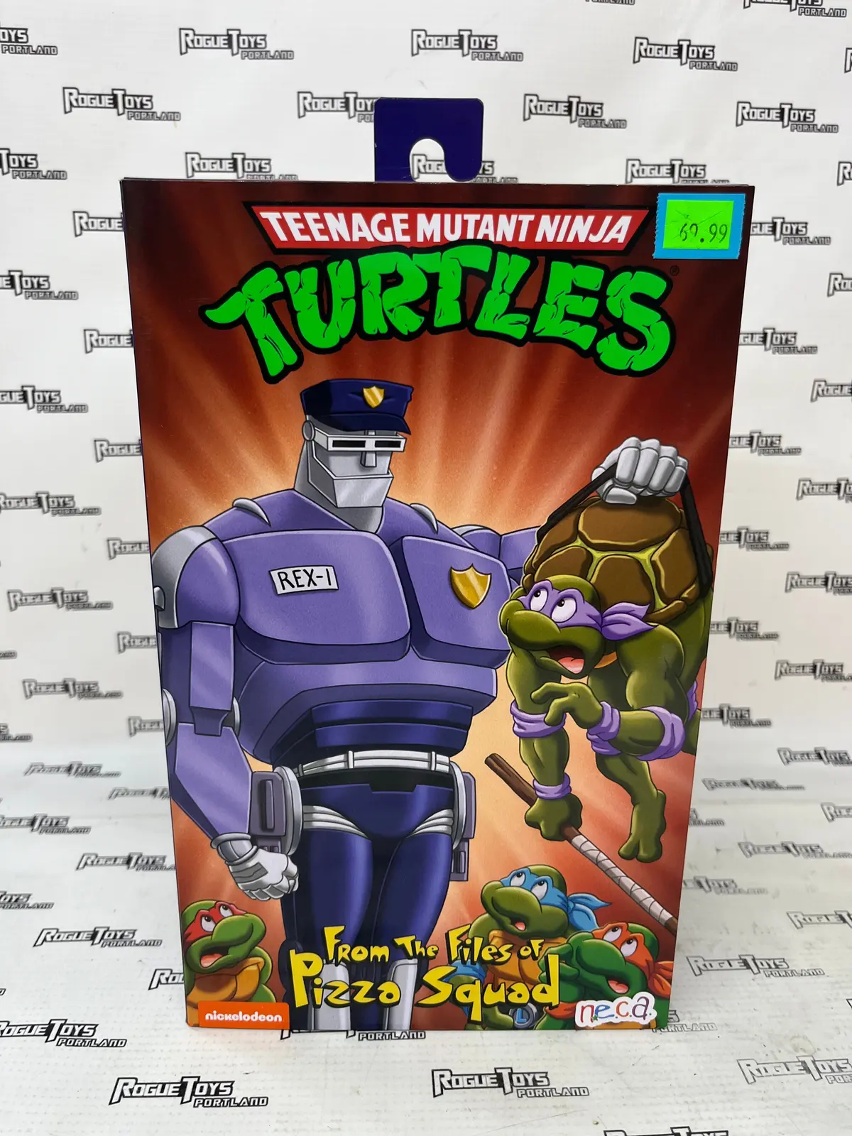 Neca Tmnt From The Files Of Pizza Squad Rex-1 1