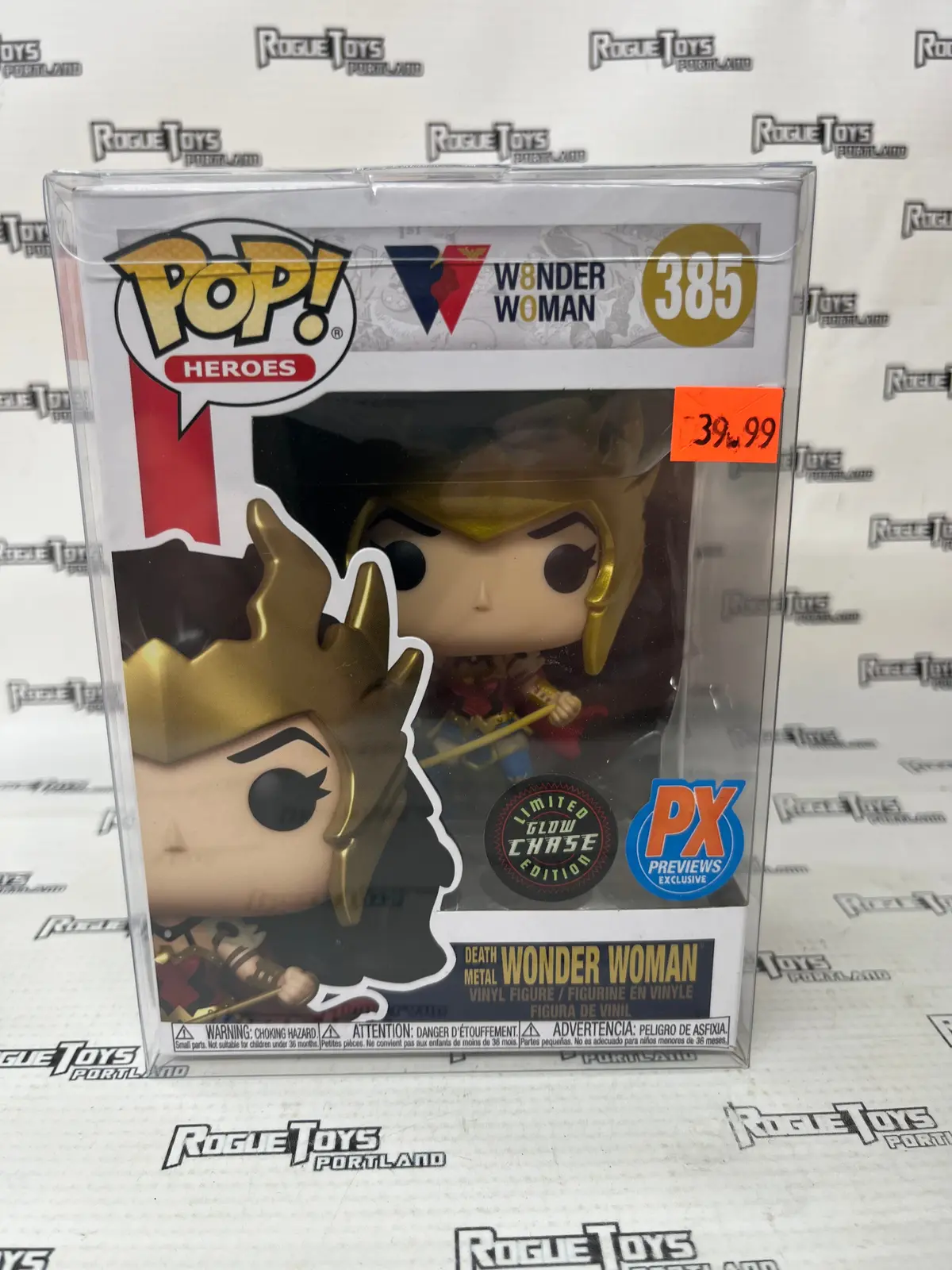 Funko Pop! Wonder Woman 80 Death Metal Wonder Woman 385 Glow Chase 1